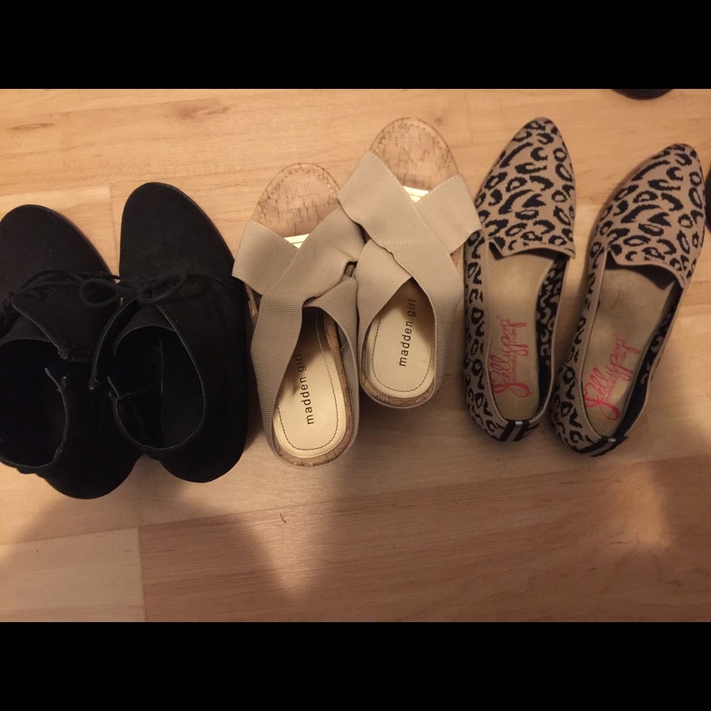 Wedges heels and flats